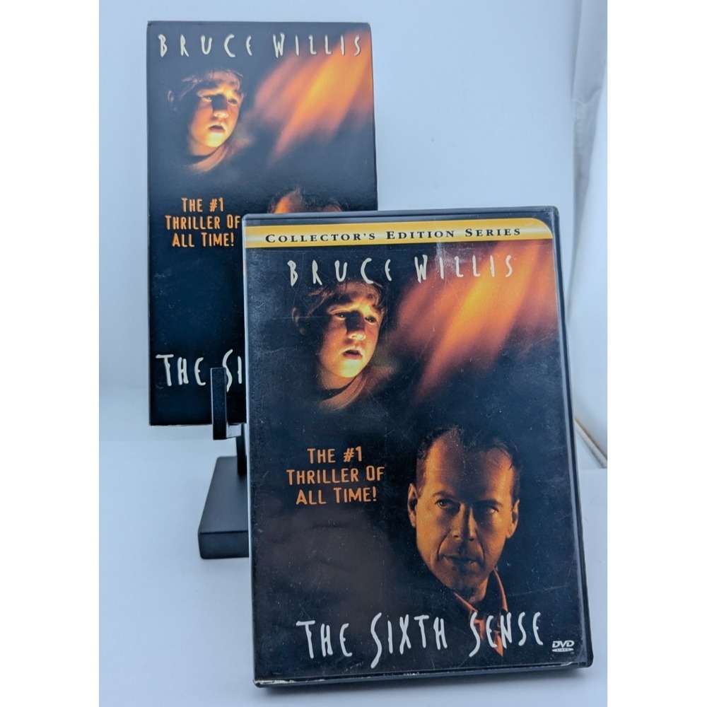 The Sixth Sense VHS and DVD Collectors Edition 1999 Hollywood Pictures